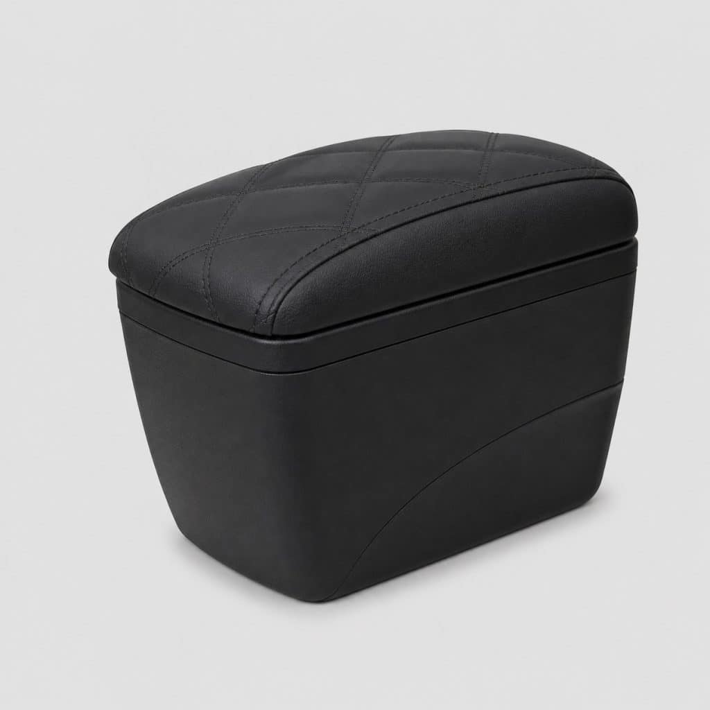 Accoudoir central de console avec rangement intégré