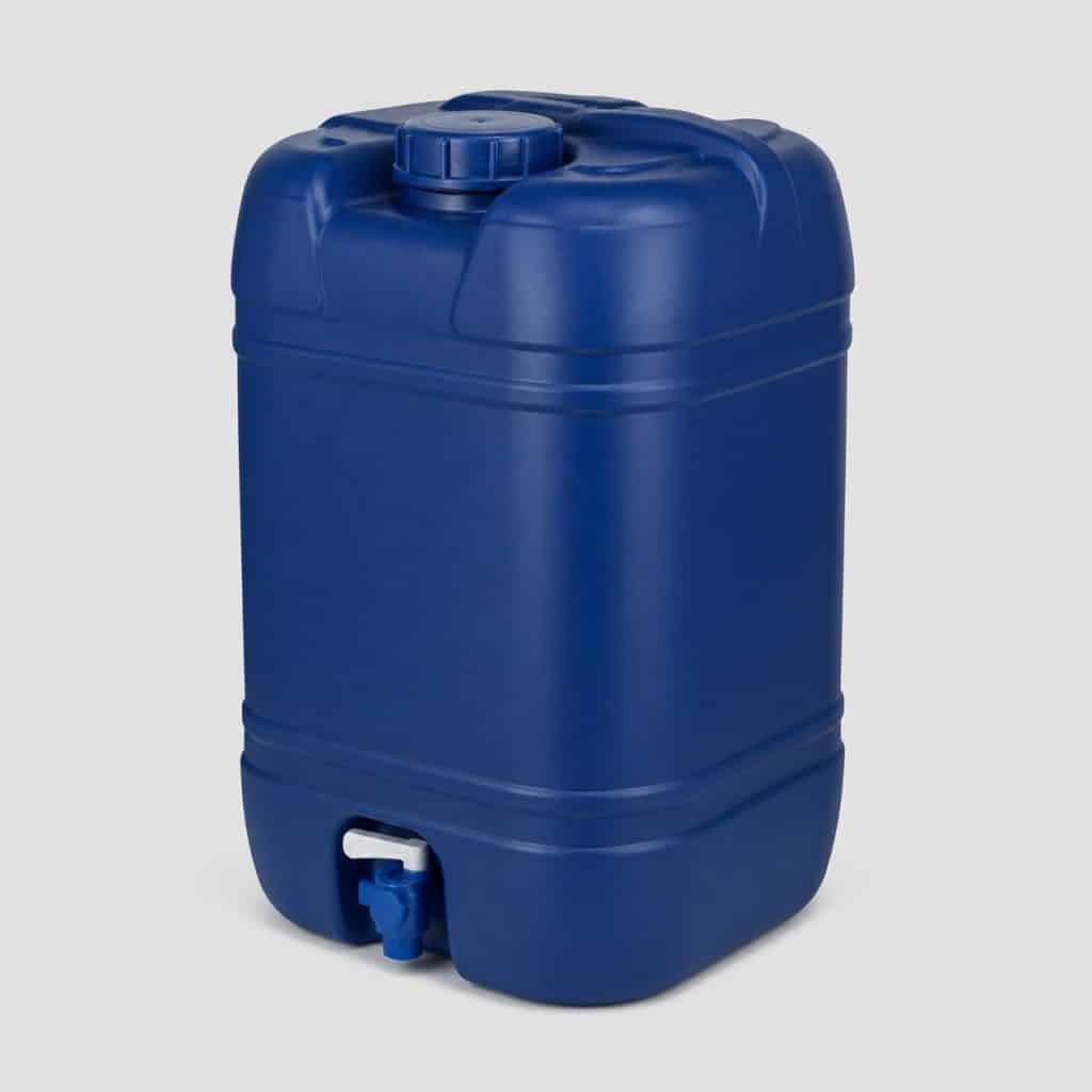 Grand bidon d'AdBlue 15 litres avec robinet de vidange