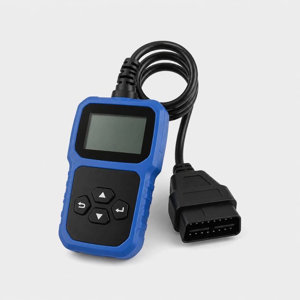 Lecteur de codes défaut OBD2 présenté seul